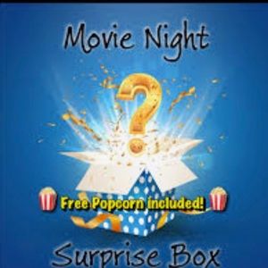 5 Movie Night Mystery Bundle DVDs + Popcorn!  Comedy Thriller Drama Action 🍿🎬